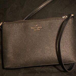 Kate Spade Sparkling Black Wristlet